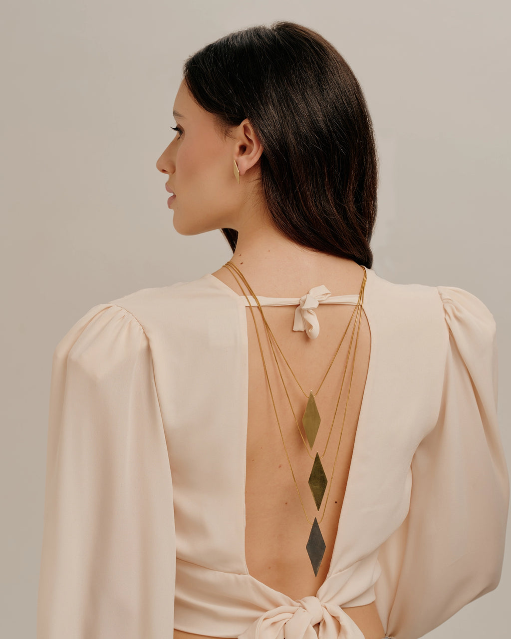 Collana Mia ottone lucido