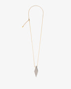 Collana Mia ottone bianco