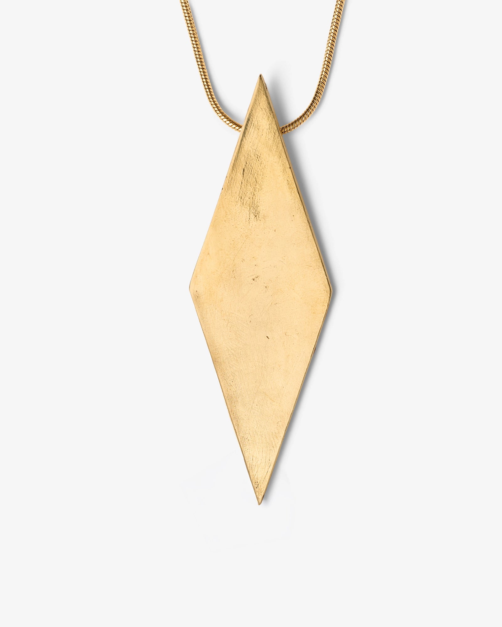 Collana Mia ottone satinato opaco