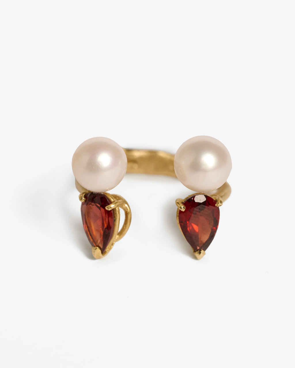 Anello Iris combo perle granato