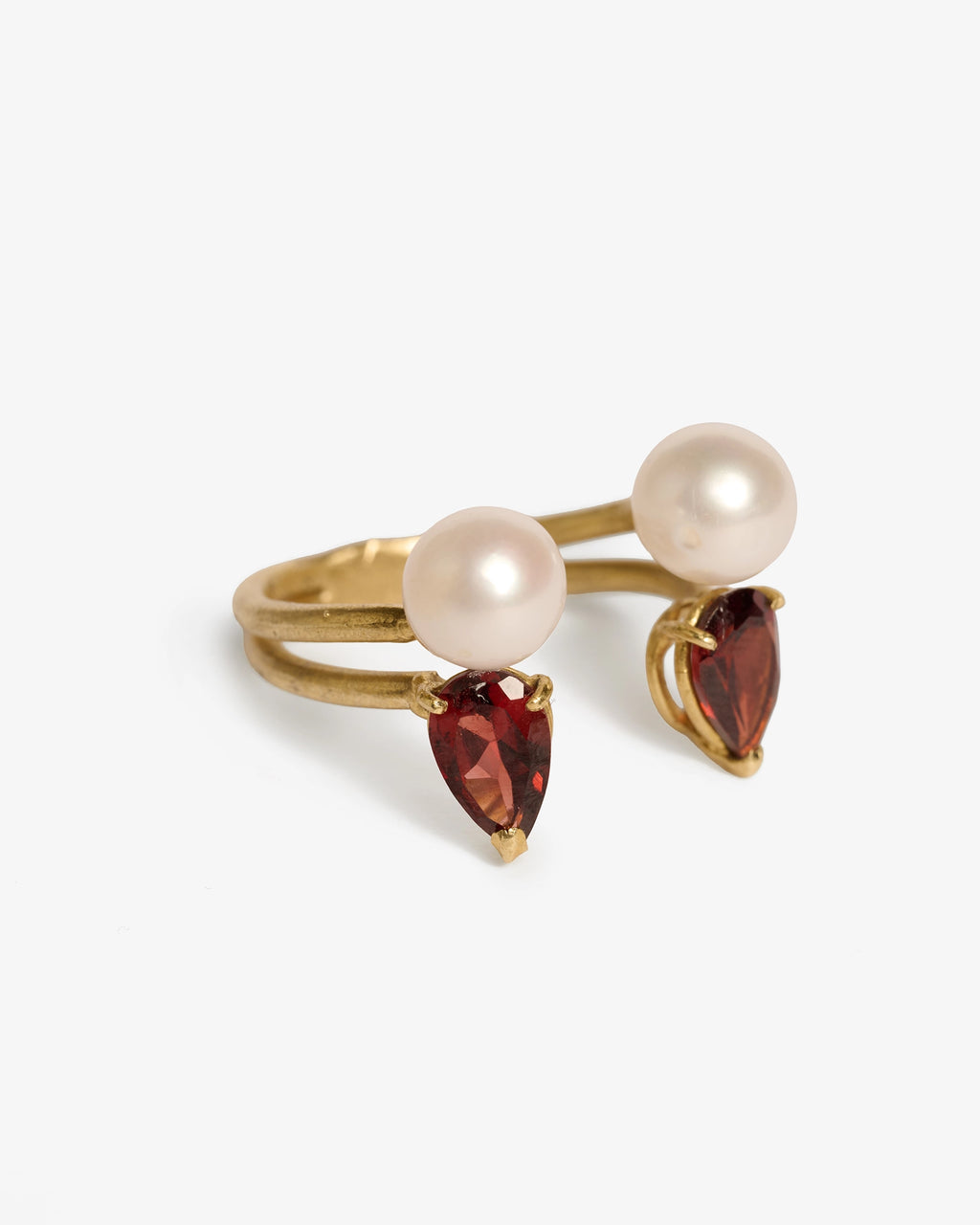 Anello Iris combo perle granato