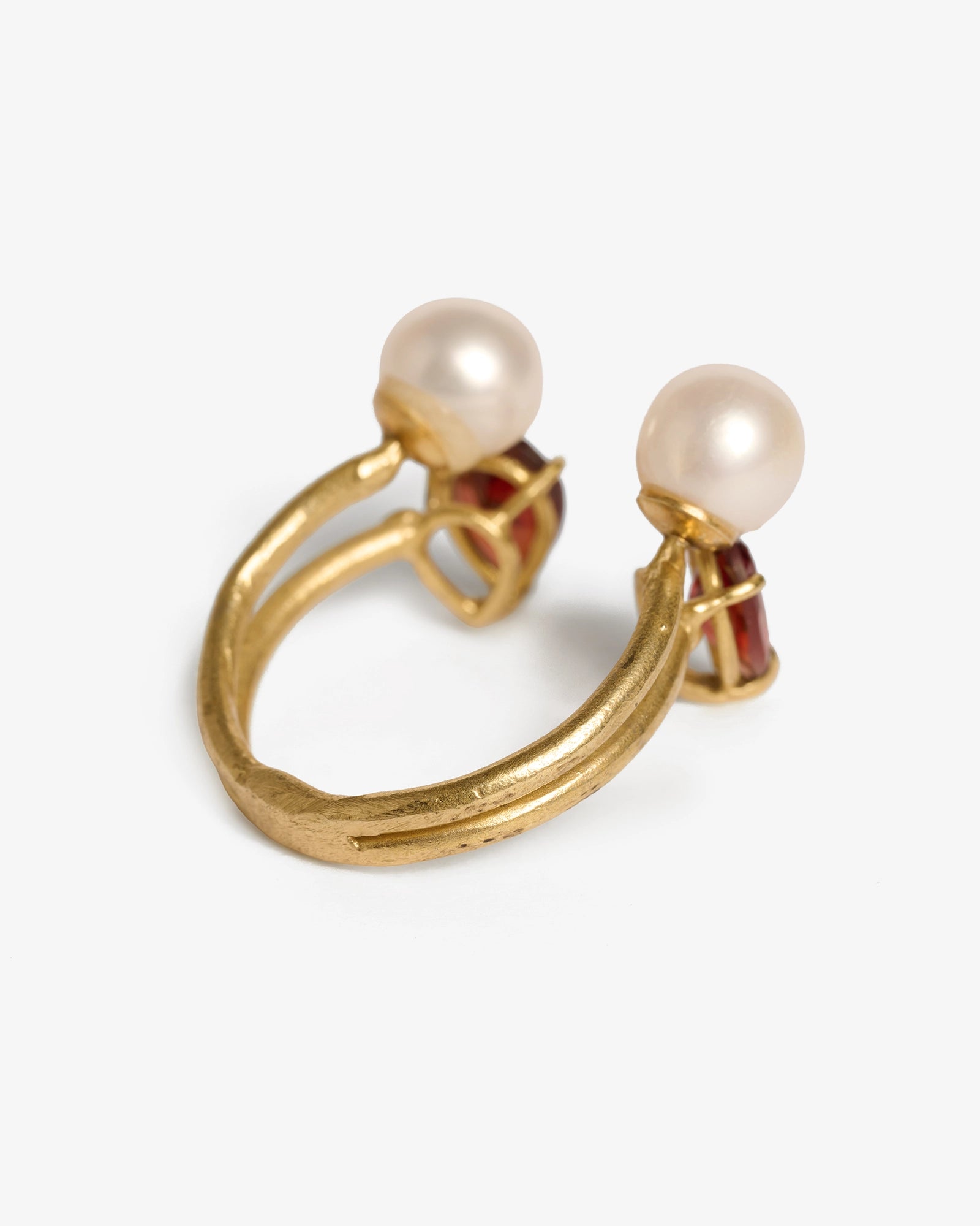 Anello Iris combo perle granato