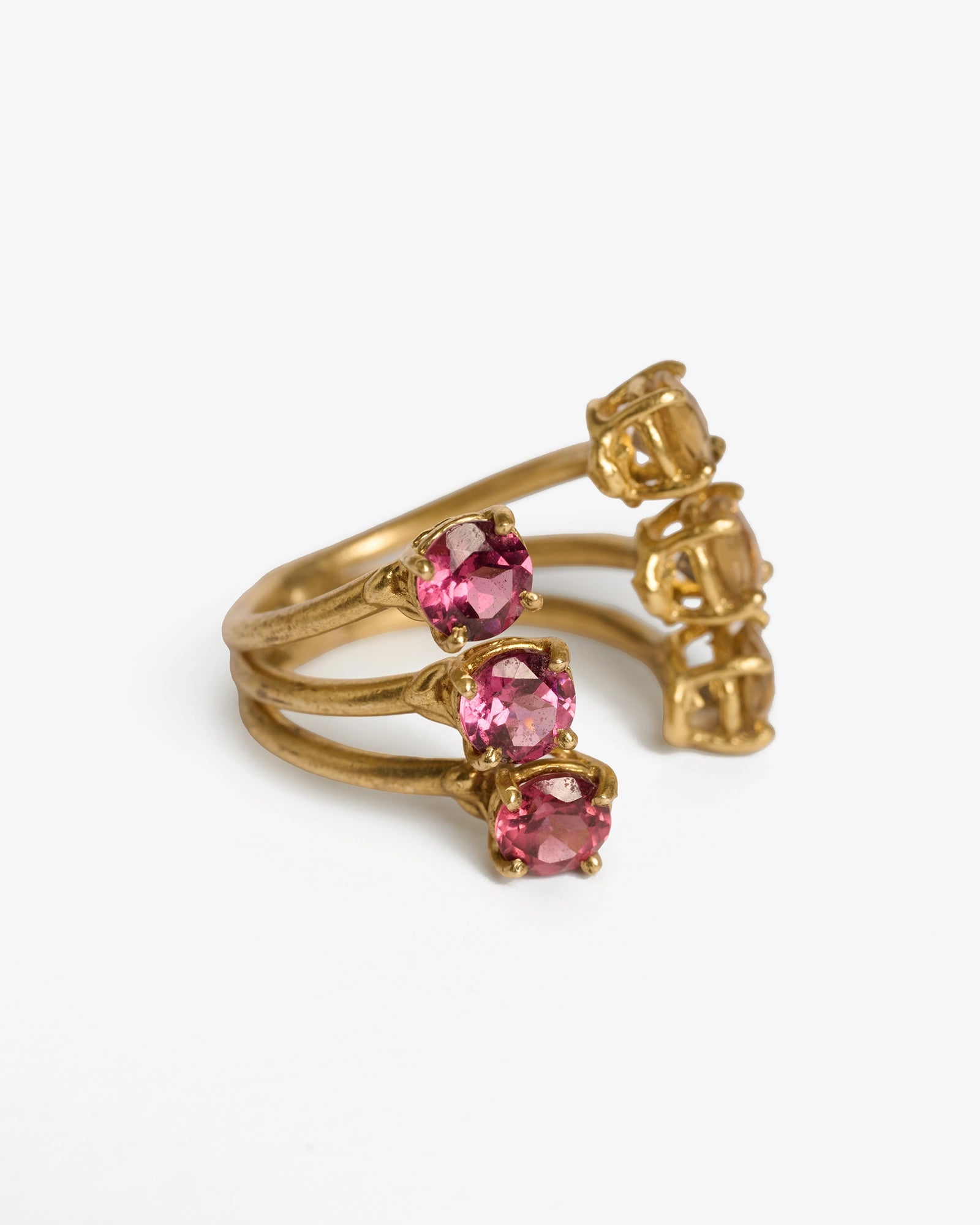 Anello Iris 6 castoni