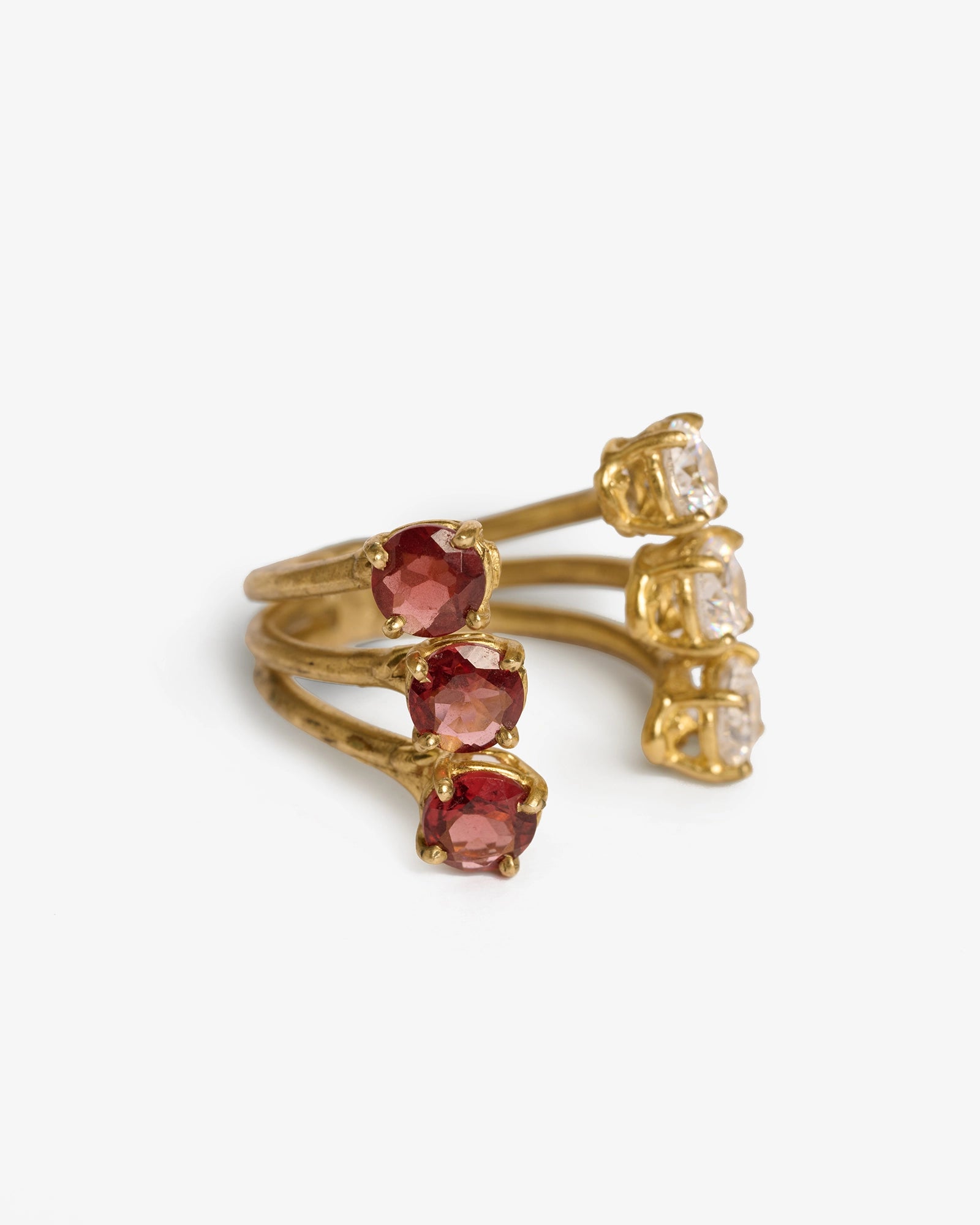 Anello Iris 6 castoni